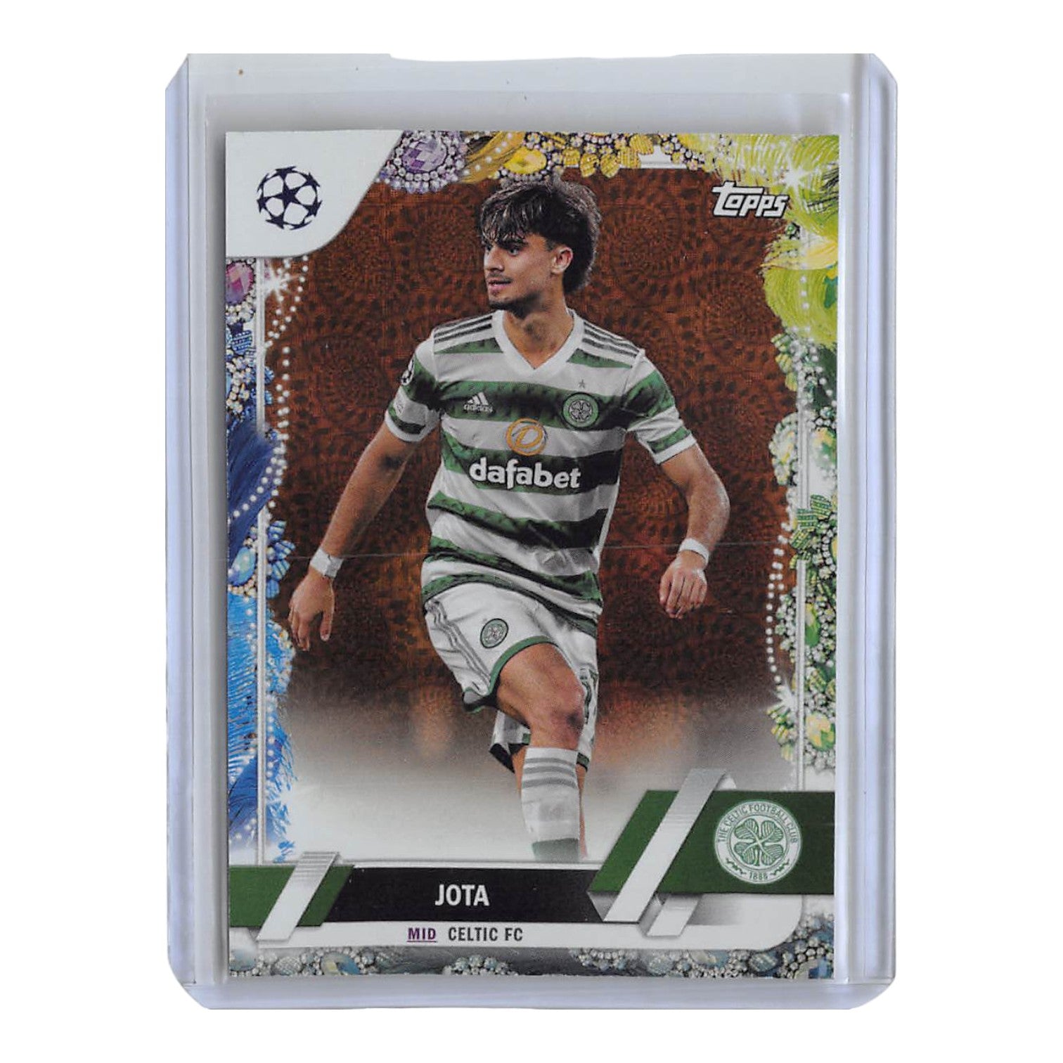 2022-23 Topps Carnaval UEFA CL JOTA /25 Orange Parallel #16 Celtic FC