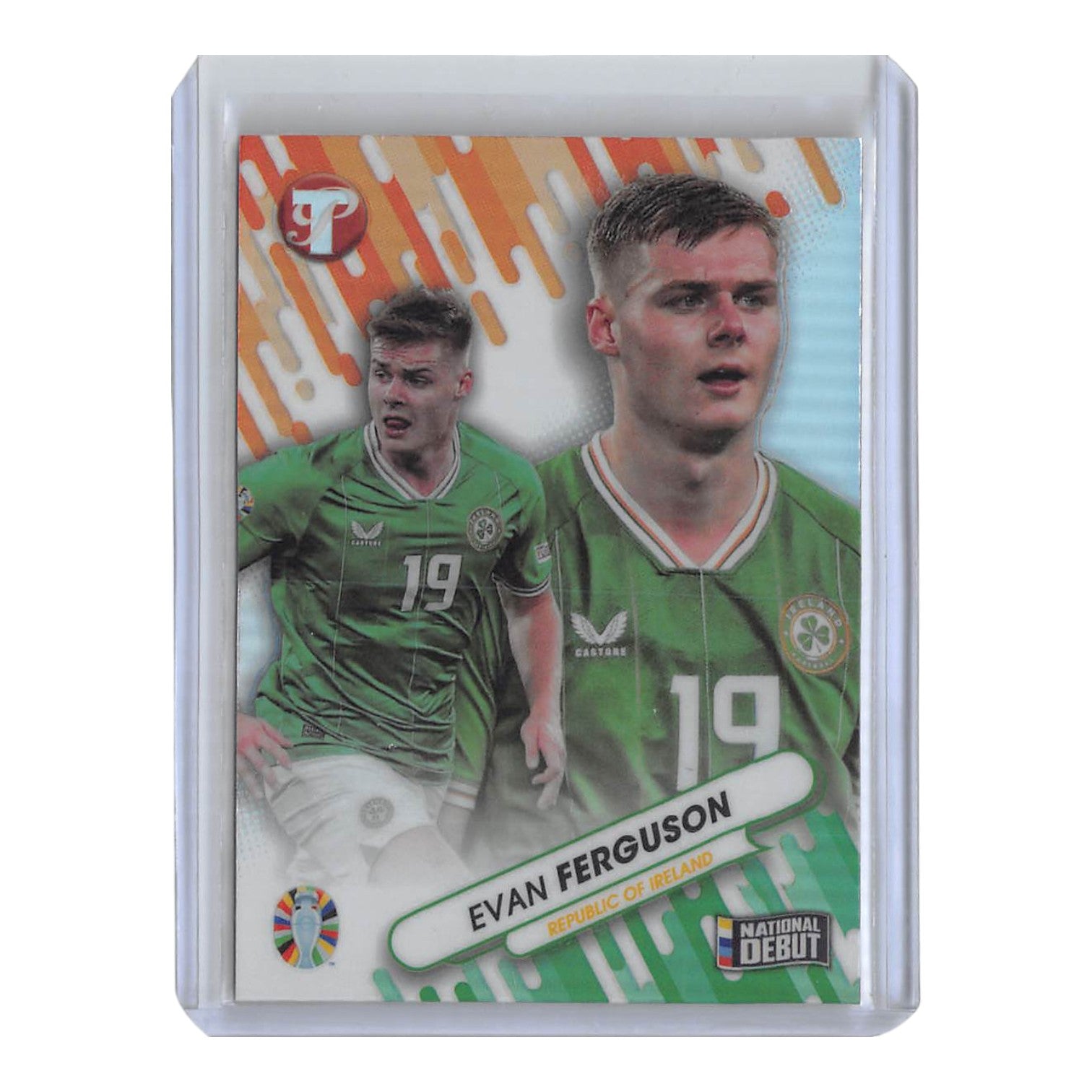 2023 Topps Pristine Road to UEFA Euro 2024 - Fresh Faces #FF-EF - Evan Ferguson