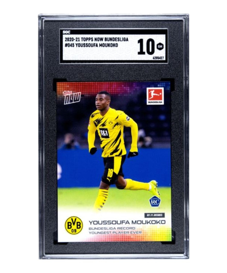 2020 Topps Now Bundesliga Youssoufa Moukoko #045