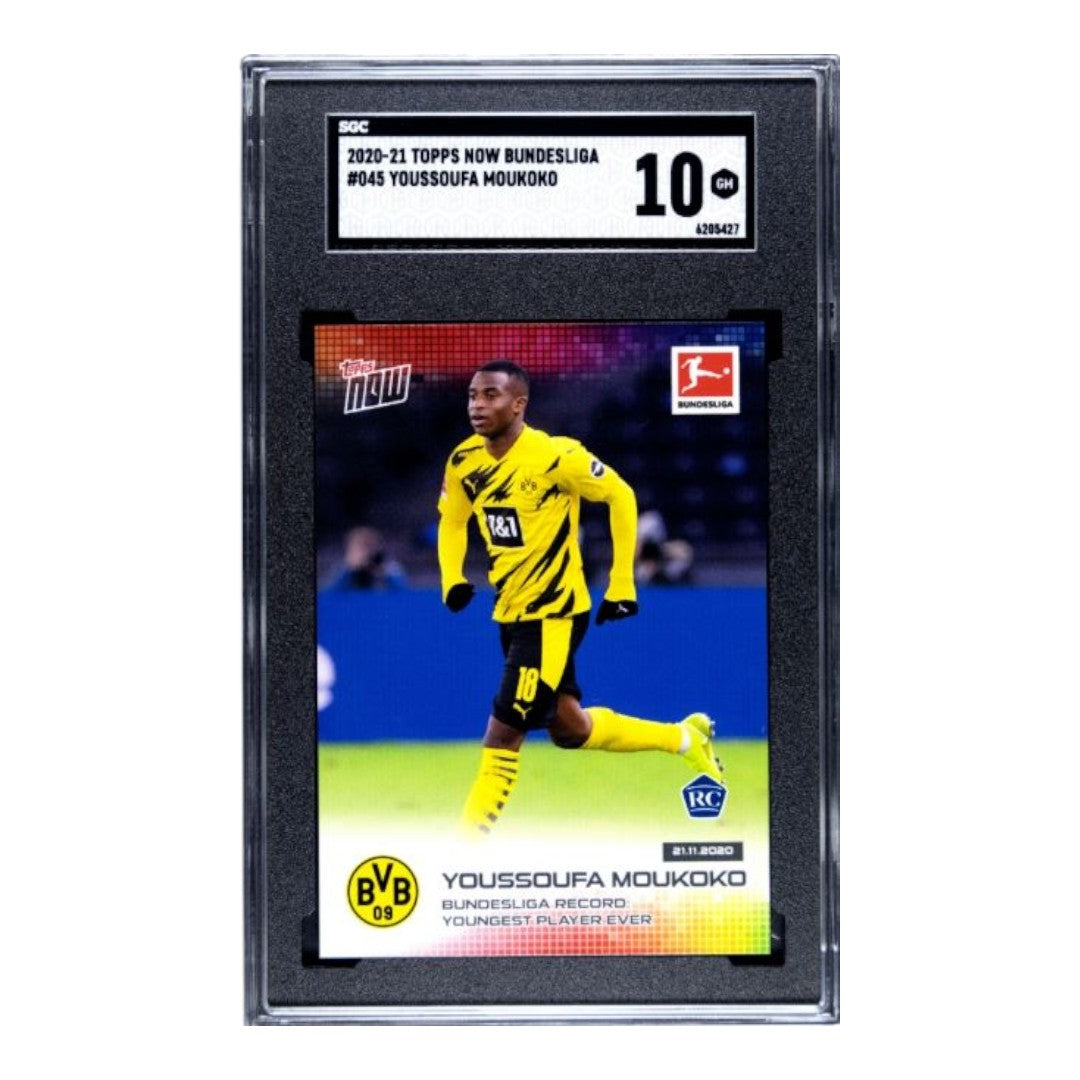 2020 Topps Now Bundesliga Youssoufa Moukoko #045