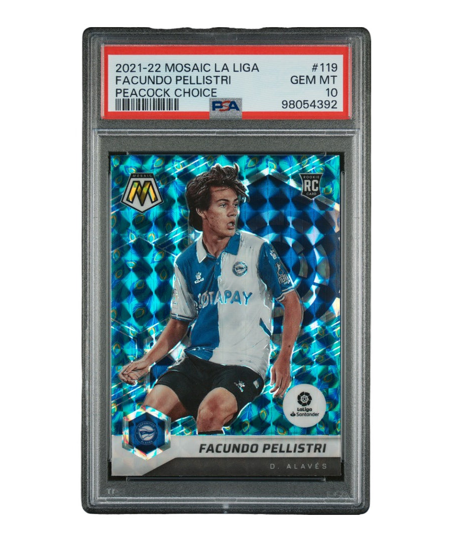 2021 Panini Mosaic La Liga Facundo Pellistri #119 Peacock